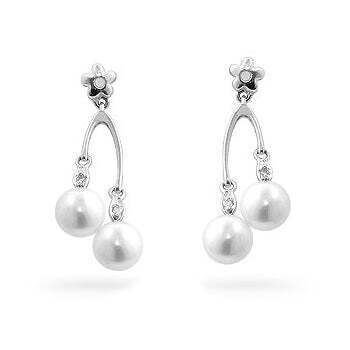 18k Gold Plated Double Pear Drop Earrings 31$